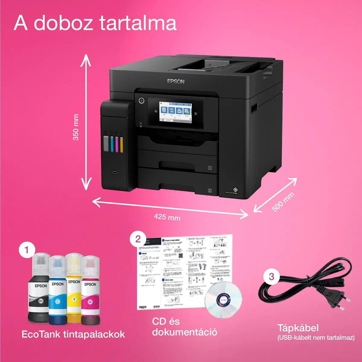 EPSON C11CJ30402 EcoTank L6550 MFP színes 4800x2400 dpi USB Ethernet WiFi #4