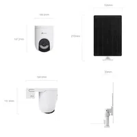 EZVIZ 303103598 HB8 Lite akkumulátoros kültéri kamera 5W napelem #4