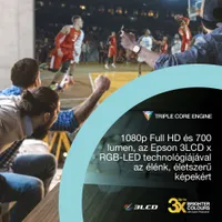 EPSON V11HB72340 Home Cinema 3LCD LED lézer-hibrid FHD 1080p, 700 ANSI lumen, Google TV, Wi-Fi, HDMI #6