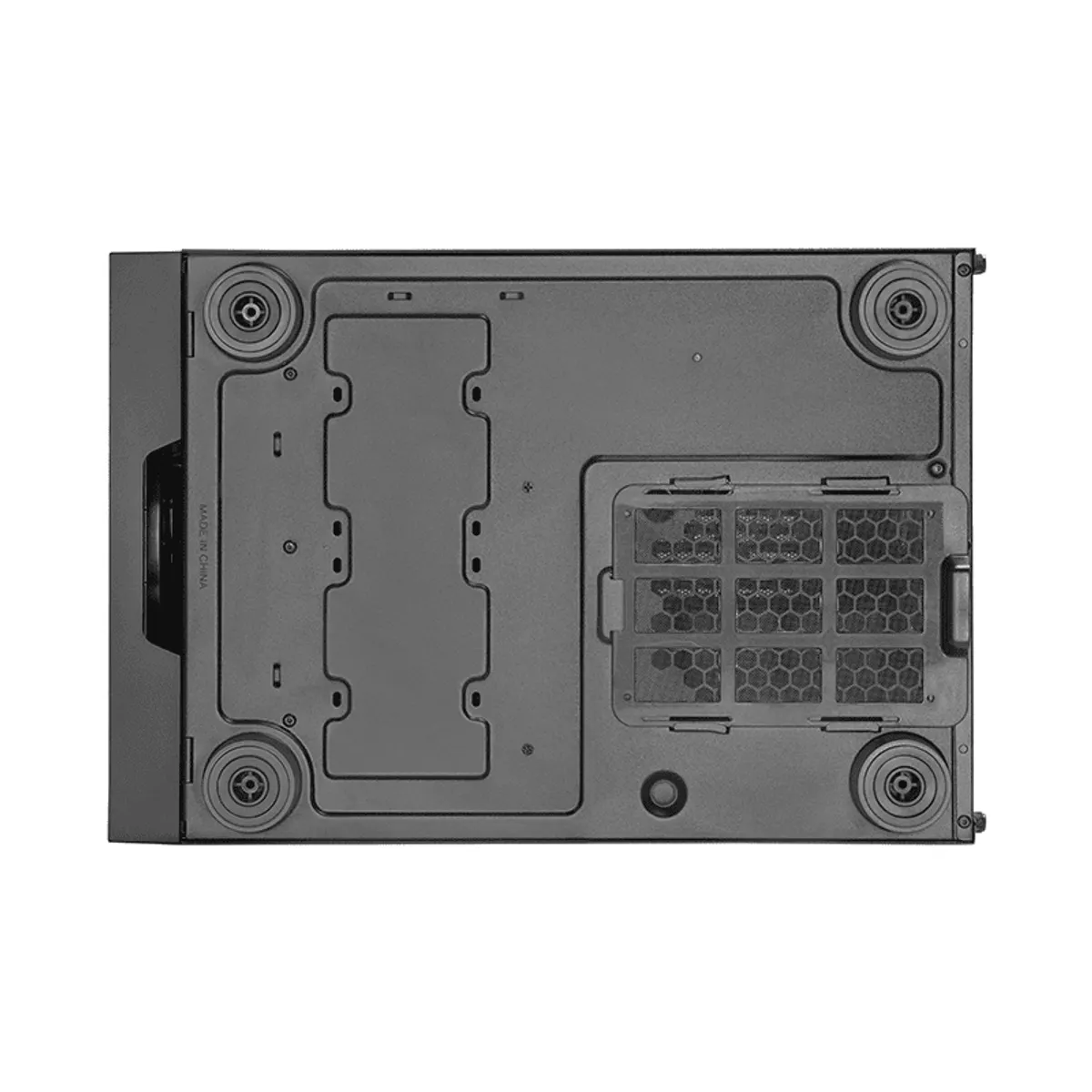 Chieftec CI-03B-OP The Cube Micro-ATX Mini-ITX 2×3,5" és 2×2,5" meghajtóhelyek, 4 bővítőhely, USB-C elöl, tápmax 200 mm #8