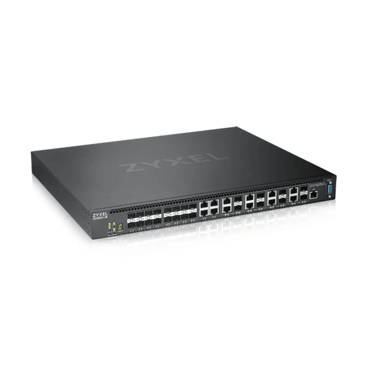ZYXEL XS3800-28-ZZ0101F XS3800-28 28-portos 10GbE L2plus kapcsoló MultiGig 12x10G réz 8x10G SFP #1