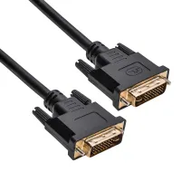 Akyga AK-AV-02 DVI-I Dual Link 24+5 1,8 m aranyozott vég fekete