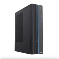 Akyga AK-302-01BL sff számítógépház mini itx táp nélküli horganyzott acél fekete kék világítás 265 x 92 x 341 mm