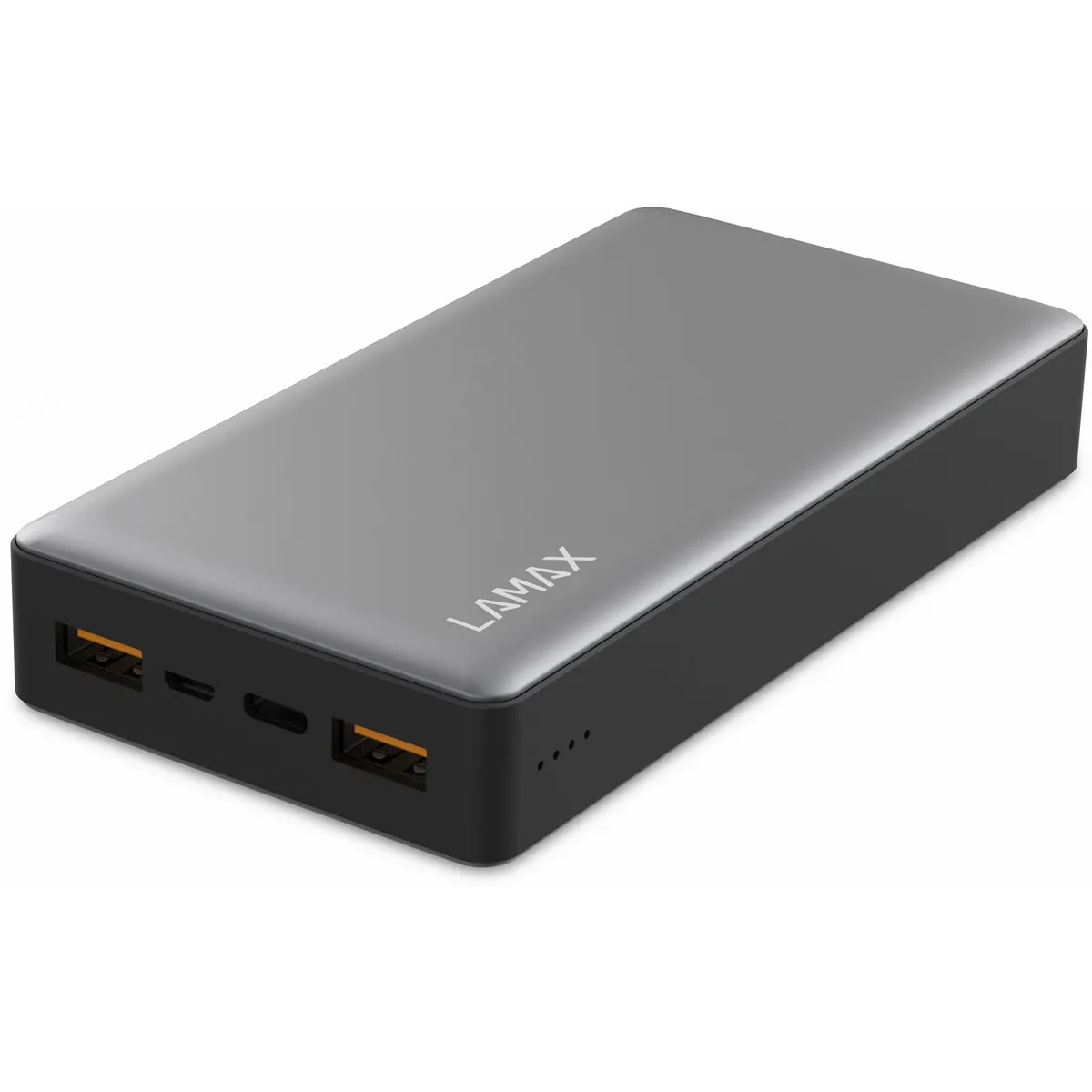 Lamax 8594175353198 külső akkumulátor 20000 mAh Fast Charge 2x USB QC3.0 USB C bemeneti és kimeneti #1