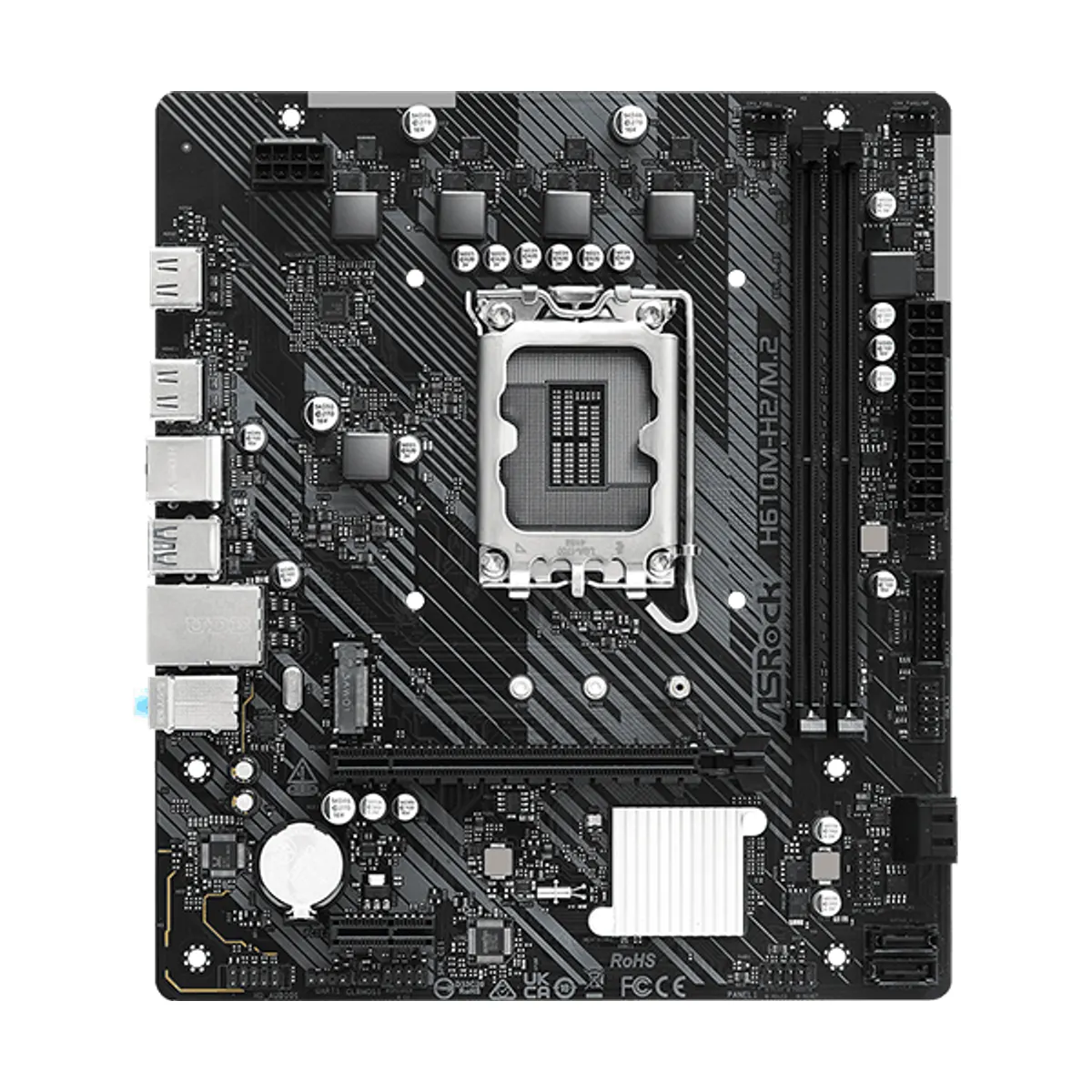 Asrock 90-MXBP70-A0UAYZ H610M-H2-M.2 LGA1700 mATX DDR4 64GB 3200MHz #2