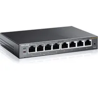 TP-Link TL-SG108PE 8-port Gigabit Easy Smart Switch 4 PoE portok 55 W