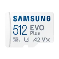 Samsung MB-MC512SA/EU EVO Plus microSDXC 512GB UHS-I U3 V30 A2 adapterrel #1