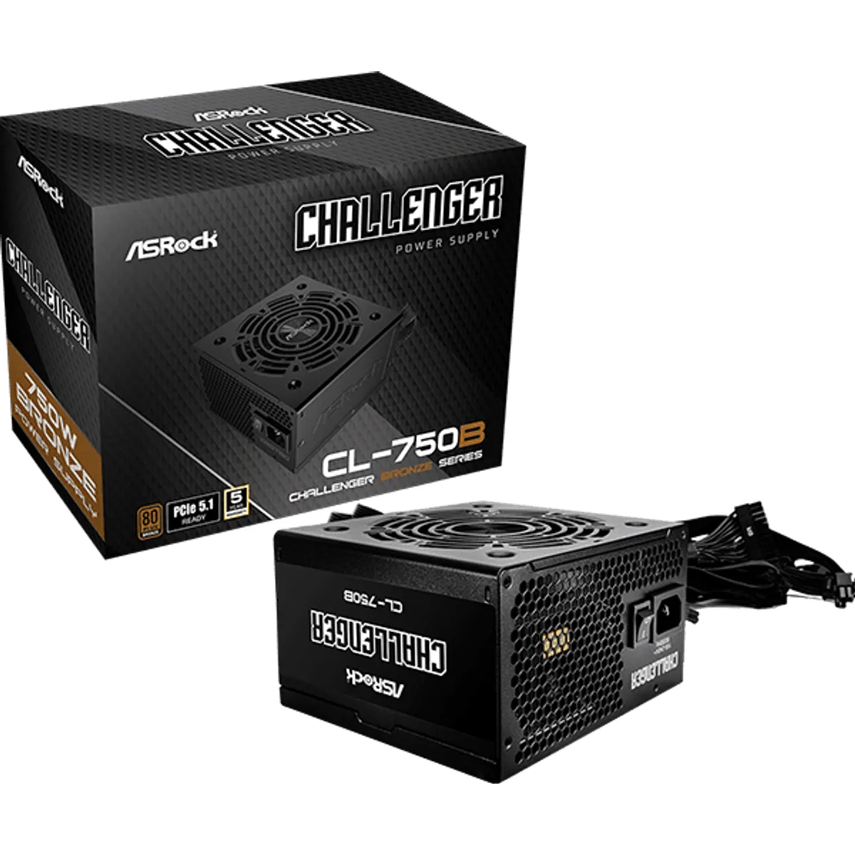 ASRock 90-UXC075-BNEAAA Challenger CL-750B 750W 80 Plus Bronze #1