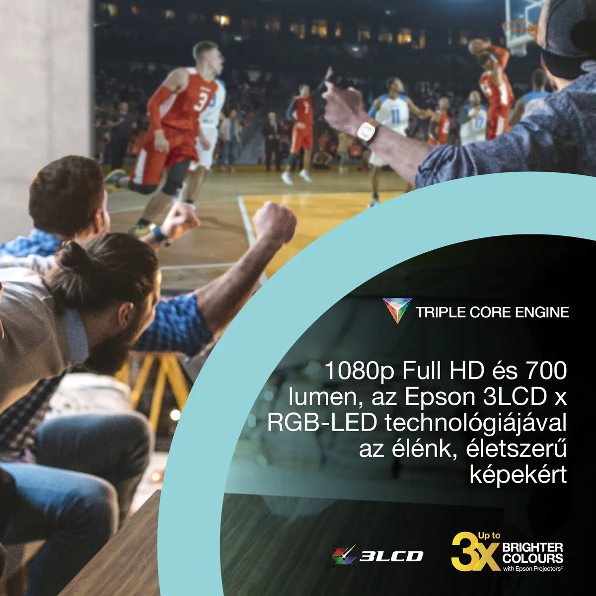 EPSON V11HB72340 Home Cinema 3LCD LED lézer-hibrid FHD 1080p, 700 ANSI lumen, Google TV, Wi-Fi, HDMI #6