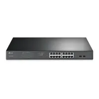TP-Link TL-SG1218MPE JetStream 16-portos gigabit poe plus easy smart switch 2x sfp