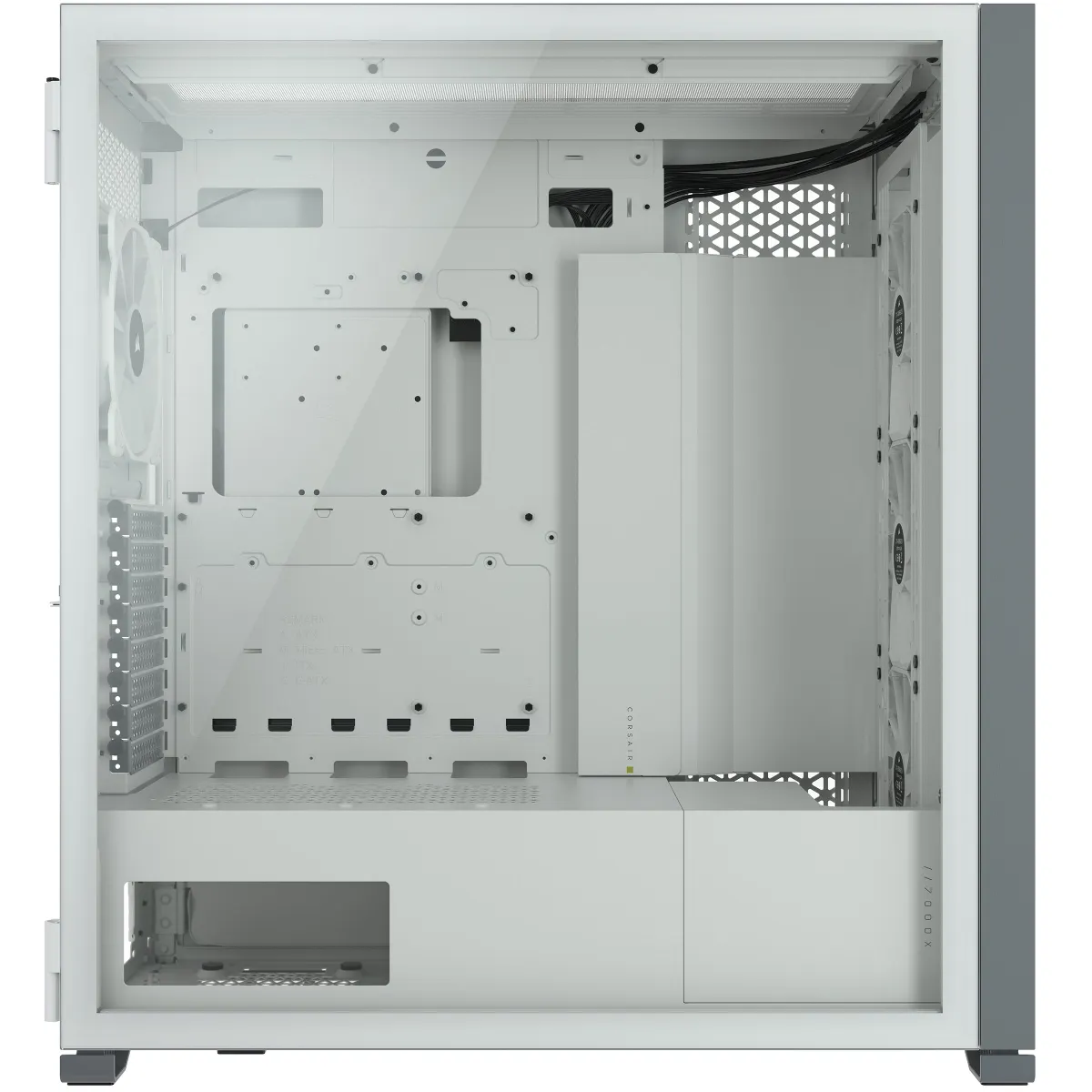 Corsair CC-9011227-WW iCUE 7000X rgb Full-Tower ATX PC-ház fehér edzett üveg 4x SP140 rgb elite 3x360 mm radiátor befogadás #3