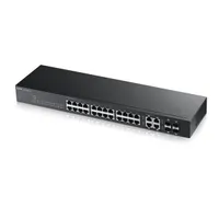 ZYXEL GS1920-24V2-EU0101F GS1920-24v2 24x GbE RJ-45, 4x SFP és RJ-45 kombó, NebulaFlex felhő, hibrid üzemmód