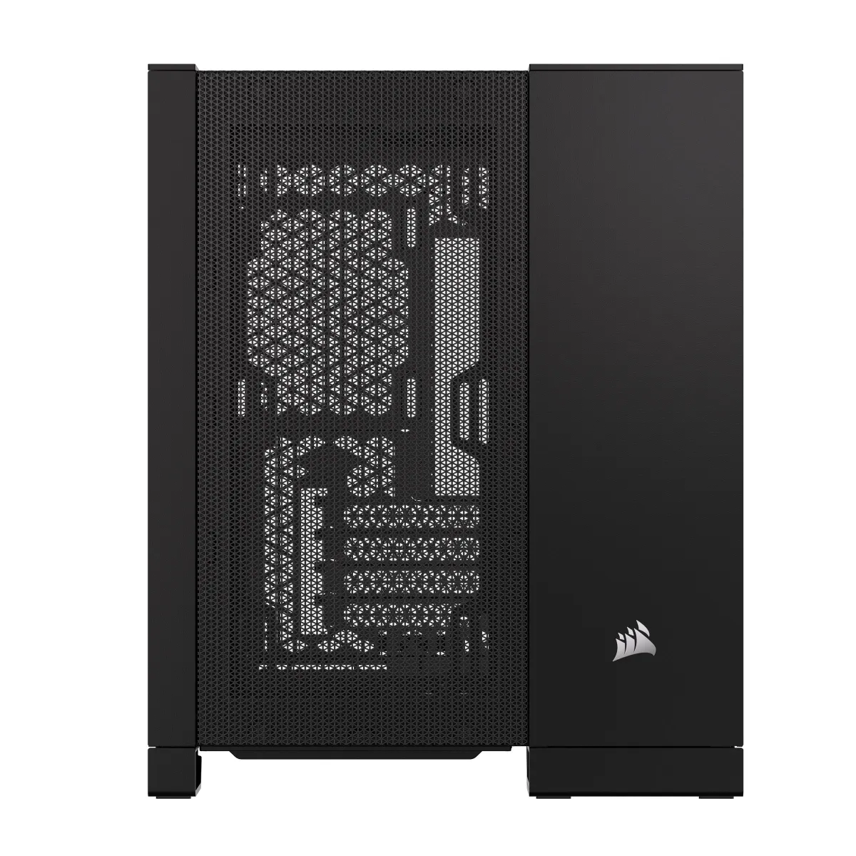 Corsair CC-9011263-WW 2500D Airflow Micro-ATX dupla kamrás edzett üveg fekete #6