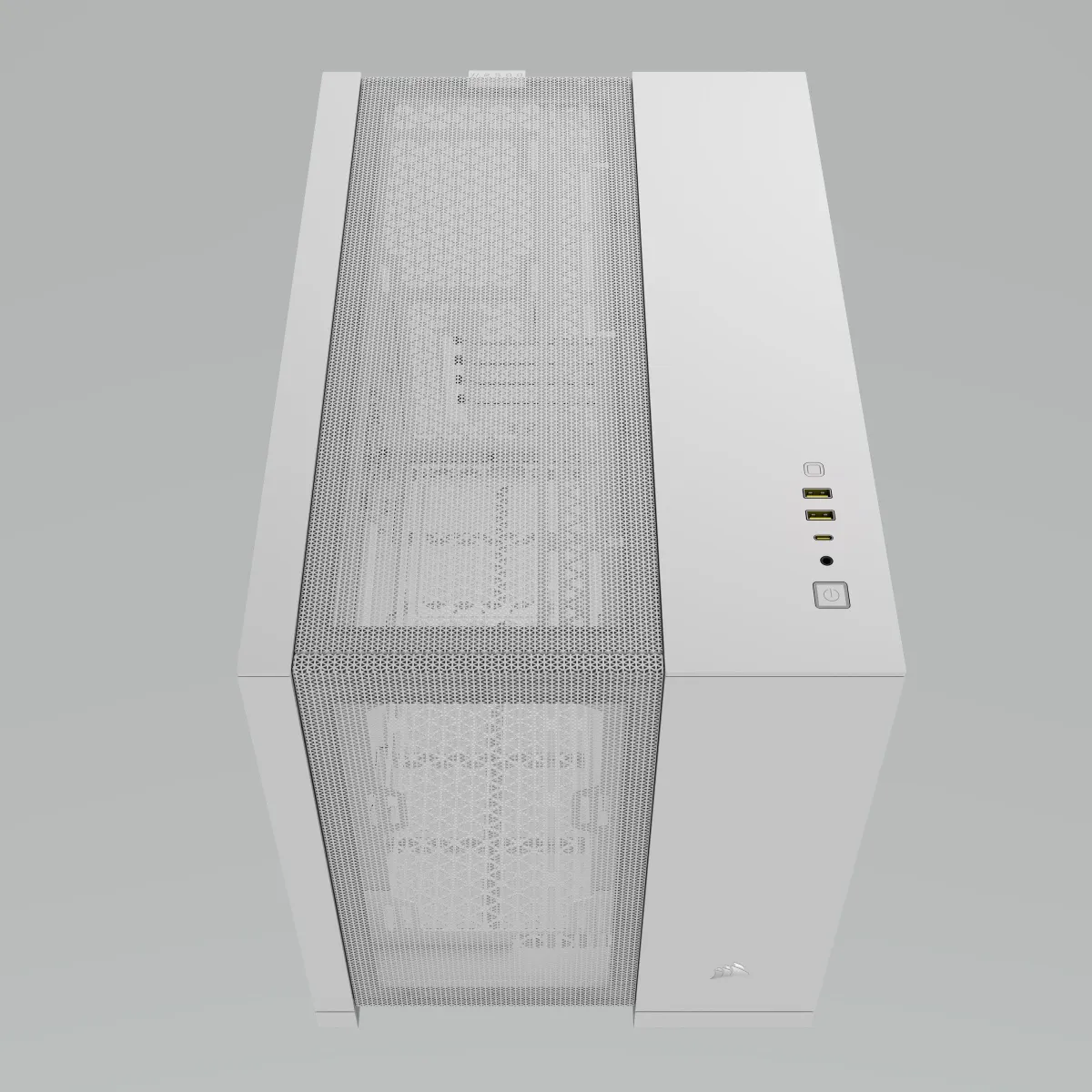 Corsair CC-9011264-WW 2500D Airflow Dual-Chamber Micro-ATX fehér edzett üveg #5