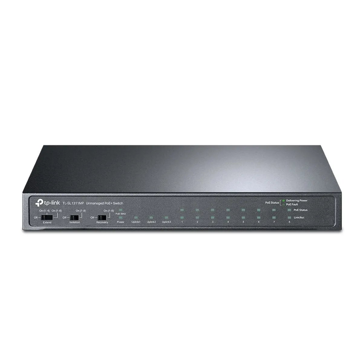 TP-Link TL-SL1311MP 8 portos PoE kapcsoló asztali 2 GbE 1 SFP 124 W garancia 5 év #1