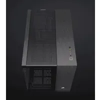 Corsair CC-9011287-WW 2500X Micro-ATX kétkamrás toronyház - fekete-obszidián alumínium edzett üveg invertált alaplap-kompatibilitás #5