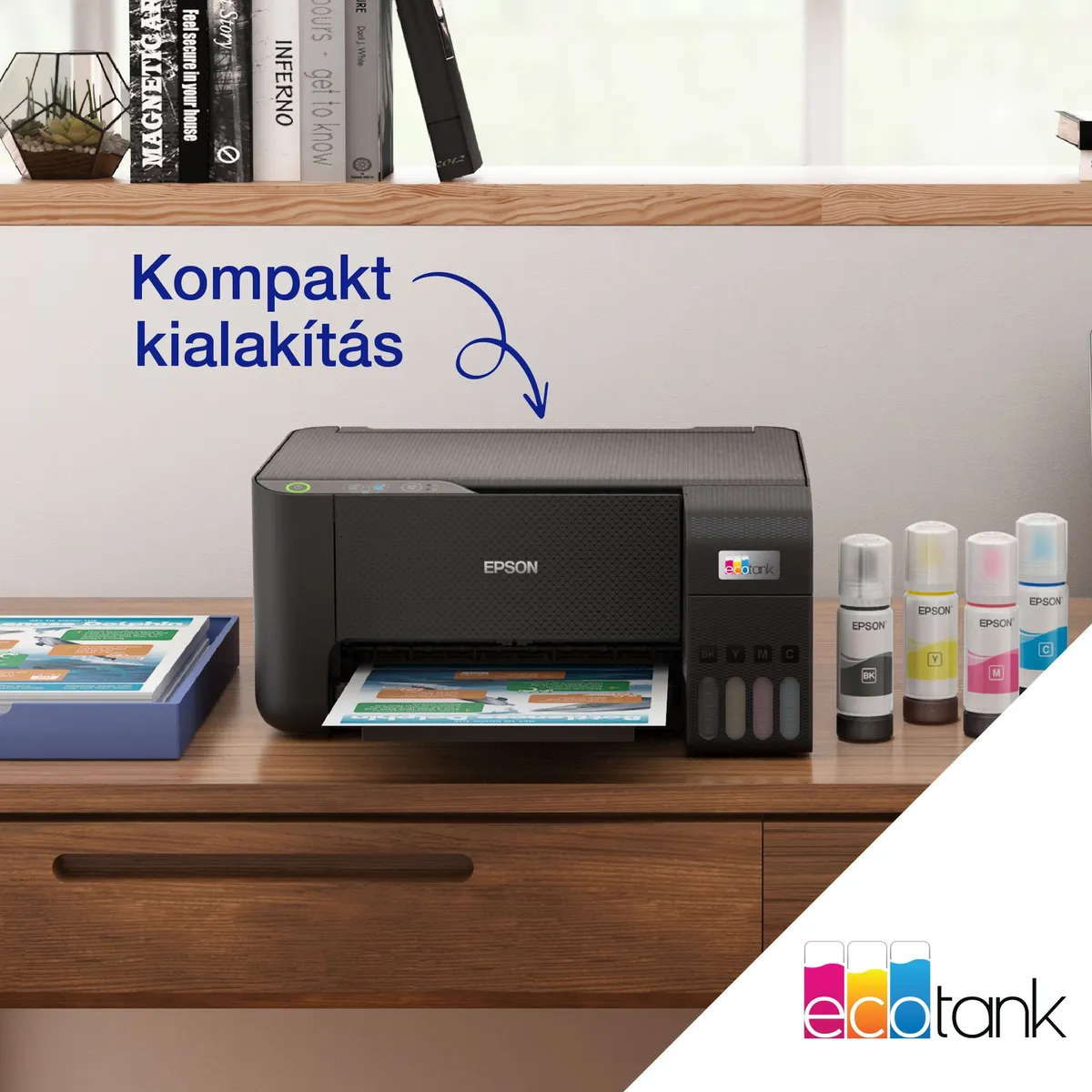 EPSON C11CJ68407 EcoTank L3230 multifunkciós tintasugaras nyomtató 4x65 ml USB 8.100 fekete / 6.500 színes oldal #9