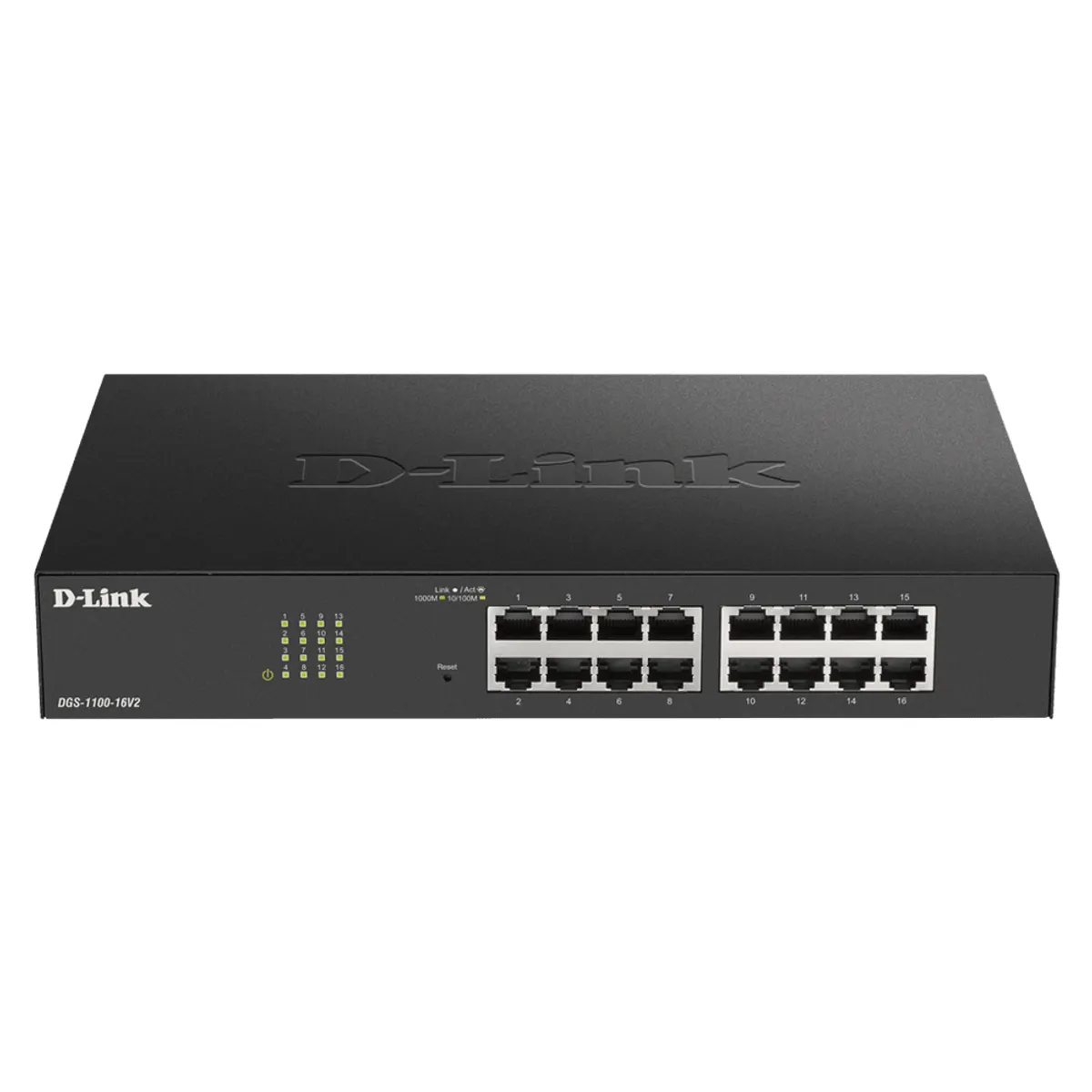 D-Link DGS-1100-16V2/E 16-portos Gigabit Smart Switch L2 VLAN QoS IGMP snooping fanless #1