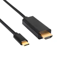 Akyga AK-AV-18 USB-C HDMI kábel 1,8 m 4K fekete