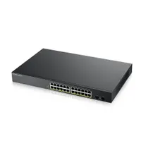 Zyxel GS1900-24HPv2 24-portos GbE L2 PoE smart switch rackbe szerelhető 170W