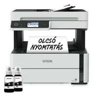 EPSON C11CG92403 EcoTank M3170 négyfunkciós mono nyomtató WiFi USB Ethernet 1200x2400 dpi 20 oldal percenként
