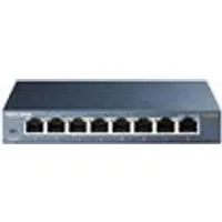 TP-Link TL-SG108 8-portos gigabites asztali switch fém ház, nem menedzselt, Plug and Play, QoS IEEE 802.1p