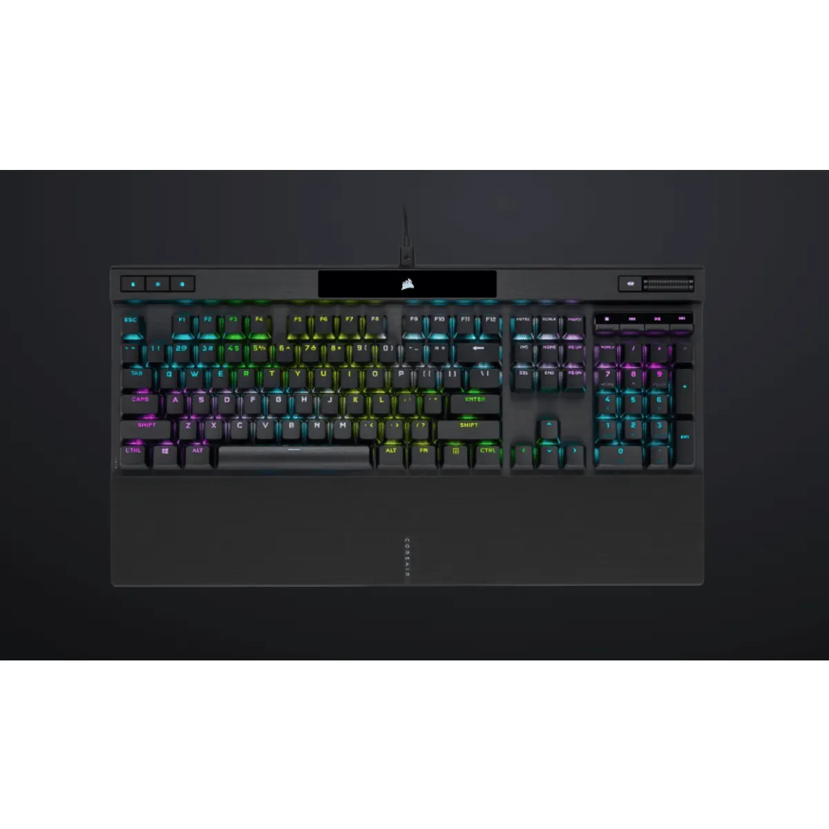 Corsair CH-9109414-NA K70 RGB PRO Mechanikus billentyűzet CHERRY MX SPEED, NKRO, 8MB, USB 3.0, 50 profil, csuklótámasz #1
