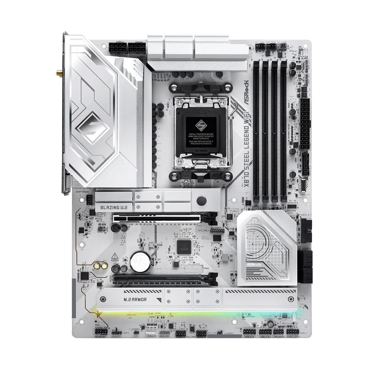 ASRock 90-MXBPJ0-A0UAYZ X870 Steel Legend WiFi AM5 2xPCIe16 4xSATA3 4xUSB3.2 2xUSB4.0-C #2