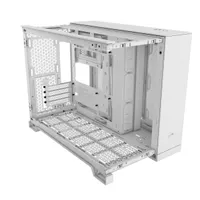 Corsair CC-9011266-WW 2500X Mid-Tower Micro-ATX fehér dupla kamrás edzett üveg táp nélküli #4
