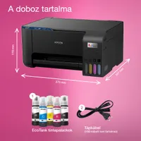 Epson C11CJ68408 EcoTank L3231 tintasugaras multifunkciós A4 5760x1440dpi monó 33 oldal percenként színes 15 oldal percenként #4