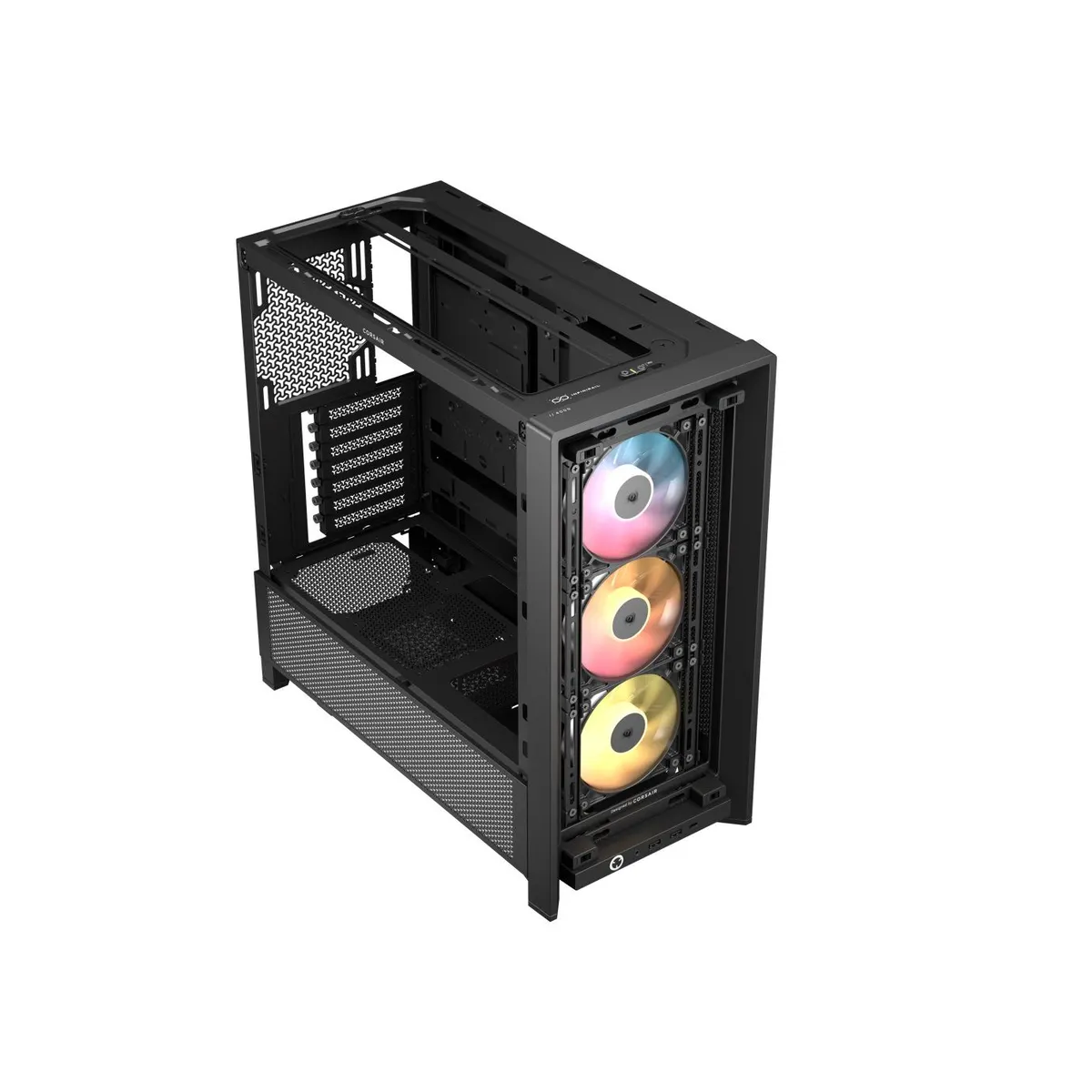Corsair CC-9011296-WW Frame 4000D RS ARGB edzett üveg oldalpanel 3x RS120 ARGB ventilátor Mid-Tower ATX #2