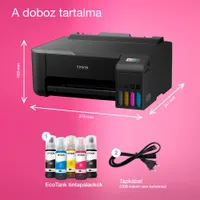 EPSON C11CJ70402 EcoTank L1230 fekete 33 oldal perc, színes 15 oldal perc, A4, kétoldalas, usb, 100 lap bemeneti, 30 lap kimeneti, 5760 x 1440 #4