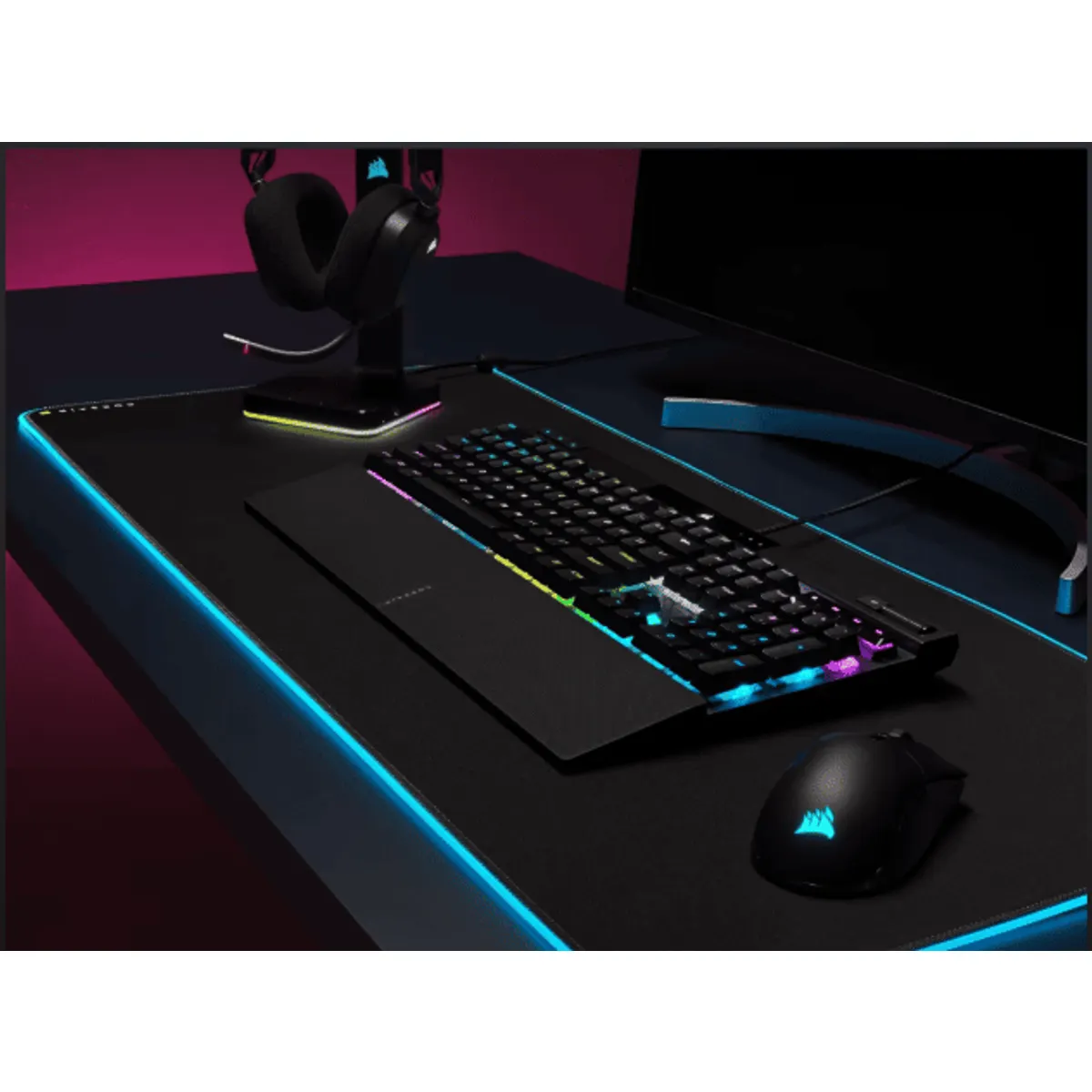 Corsair CH-9109414-NA K70 RGB PRO Mechanikus billentyűzet CHERRY MX SPEED, NKRO, 8MB, USB 3.0, 50 profil, csuklótámasz #6