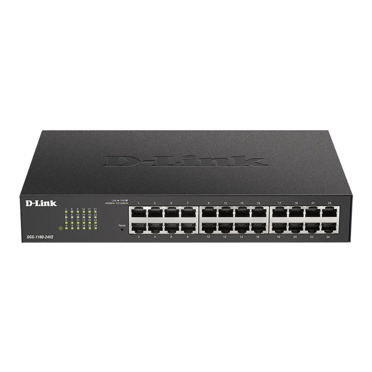 D-Link DGS-1100-24V2/E DGS-1100-24V2 24-portos Gigabites menedzselt kapcsoló VLAN QoS IGMP Snooping ventilátor nélküli #1
