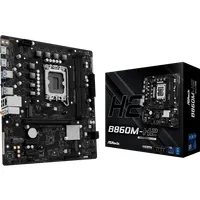 Asrock 90-MXBS00-A0UAYZ B860M-H2 DDR5 PCIe Gen5 M.2 Gen5x4 M.2 Gen4x4 4xSATA3 2xHDMI 2.1 LAN USB