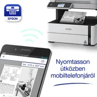 EPSON C11CG92403 EcoTank M3170 négyfunkciós mono nyomtató WiFi USB Ethernet 1200x2400 dpi 20 oldal percenként #4