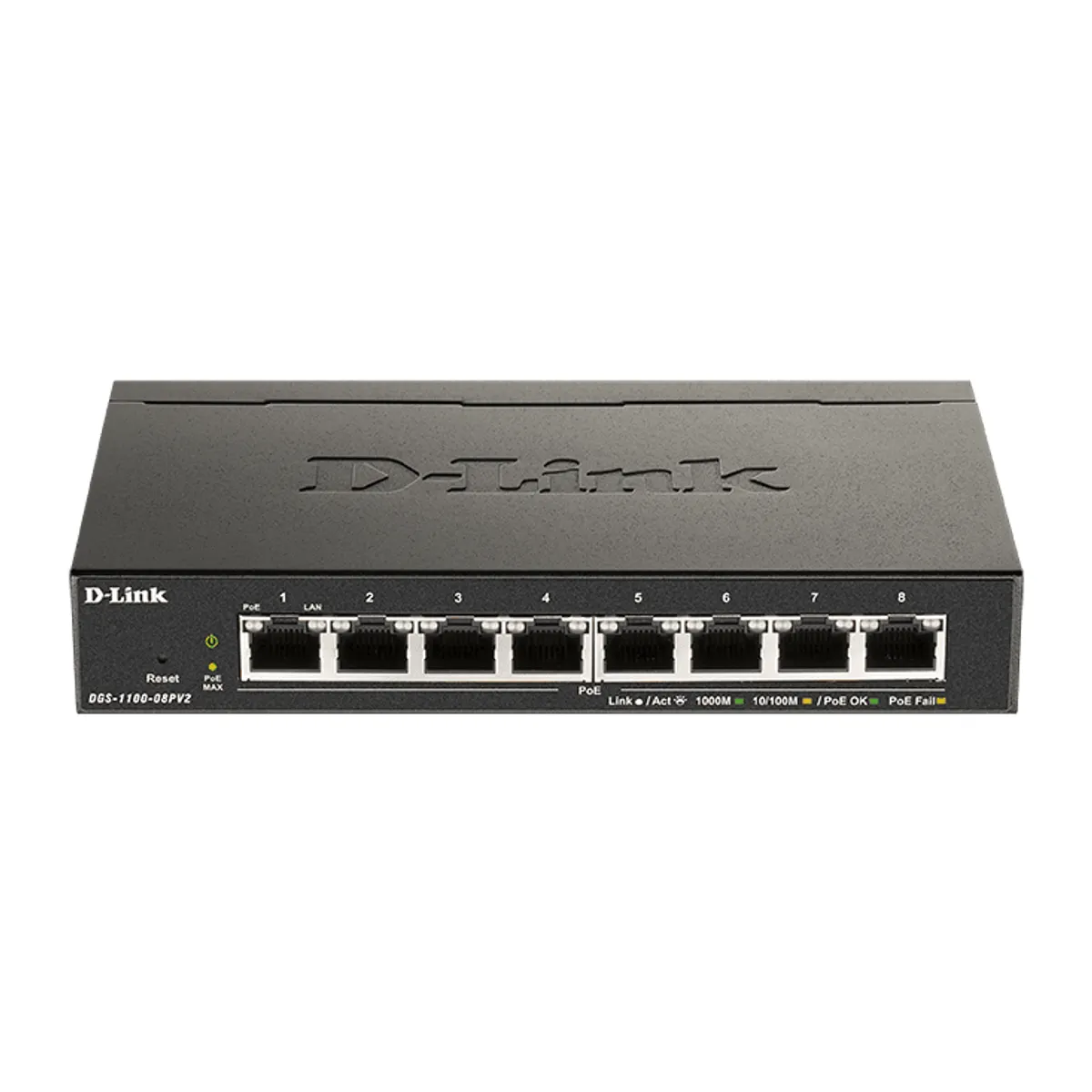 D-Link DGS-1100-08PV2/E 8-port PoE Gigabit Smart Managed Switch Layer 2-3 #1