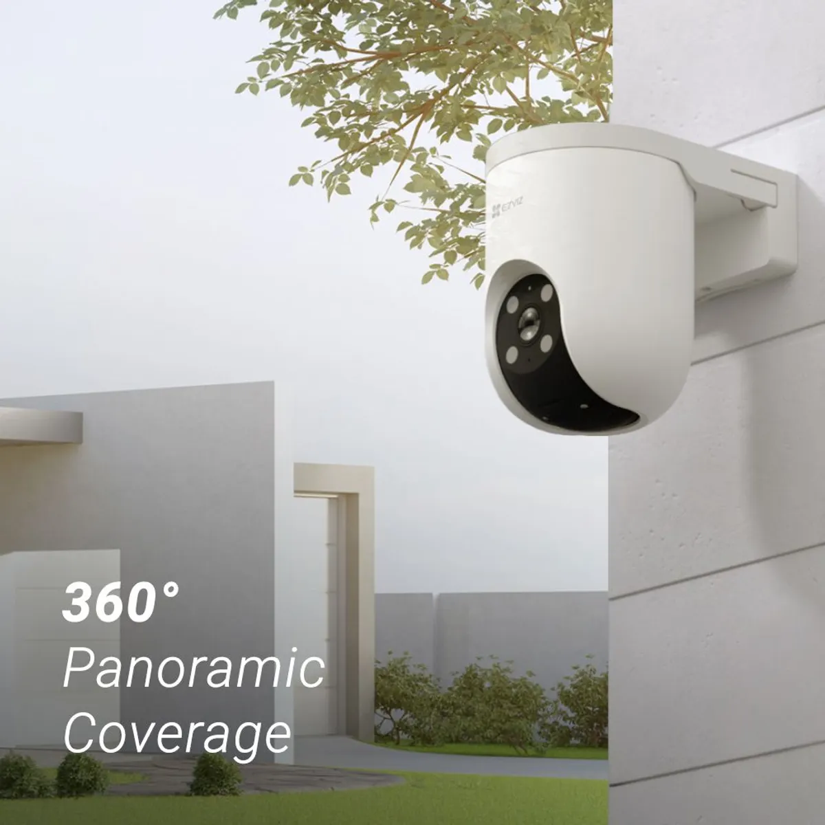 EZVIZ 303103810 H8C Pro 3K kültéri kamera 360 automatikus zoom követés 2.4 GHz wifi ember- és járműérzékelés 30 m éjszakai látótávolság vízálló #4