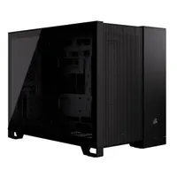 Corsair CC-9011263-WW 2500D Airflow Micro-ATX dupla kamrás edzett üveg fekete