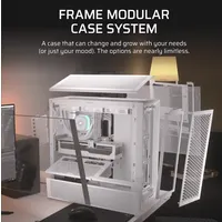 Corsair CC-9011313-WW Frame 4000D RS fehér edzett üveg moduláris 3 RS120 ventilátor #3