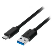 Akyga AK-USB-24 USB-A USB-C 0,5m fekete