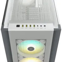 Corsair CC-9011227-WW iCUE 7000X rgb Full-Tower ATX PC-ház fehér edzett üveg 4x SP140 rgb elite 3x360 mm radiátor befogadás #4