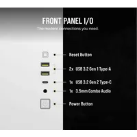 Corsair CC-9011268-WW 2500X iCUE LINK Micro-ATX fehér edzett üveg RGB #5