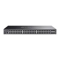 TP-Link SG3452X Omada 48 gigabites RJ45 portok 4 SFP port 1U rack-mount menedzselt L2