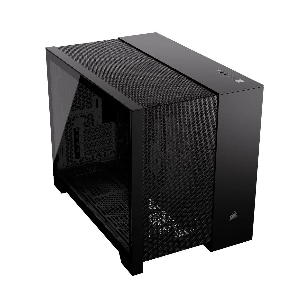 Corsair CC-9011263-WW 2500D Airflow Micro-ATX dupla kamrás edzett üveg fekete #4