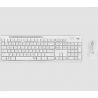 Logitech 920-009873 MK295 Silent Wireless Combo SilentTouch technológia, állítható billentyűzetmagasság, cseppálló kialakítás, 2,4 GHz, 10 m