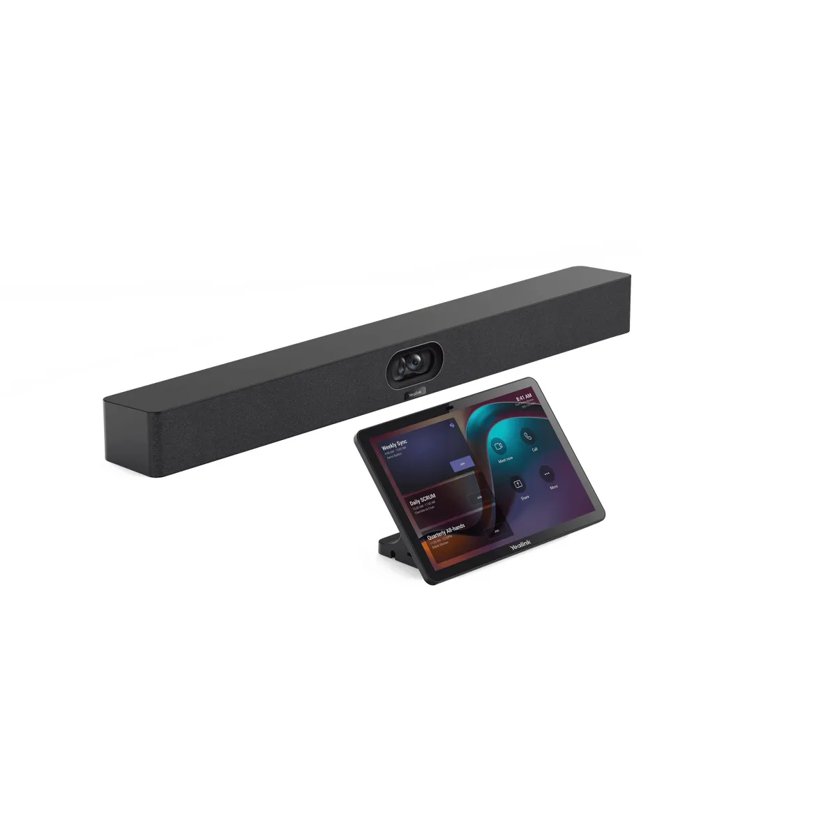 Yealink 1206676 A40-031 MeetingBar 4K Ultra HD 60 fps 6x zoom 10.1" érintőpanel CTP25 Android-alapú #1