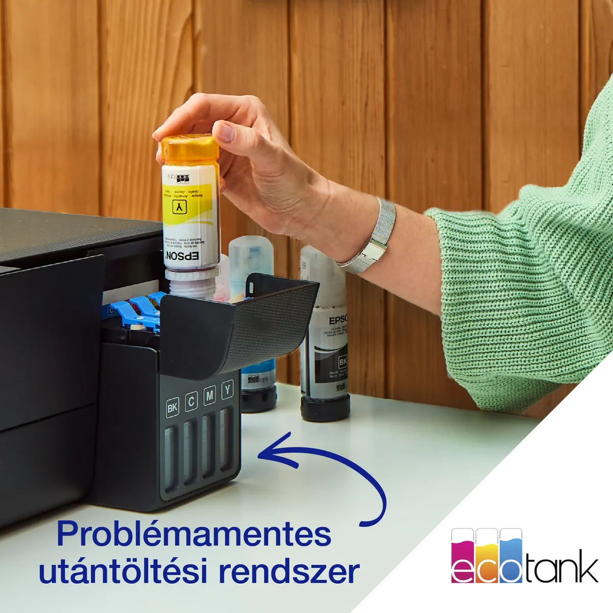Epson C11CJ68408 EcoTank L3231 tintasugaras multifunkciós A4 5760x1440dpi monó 33 oldal percenként színes 15 oldal percenként #7