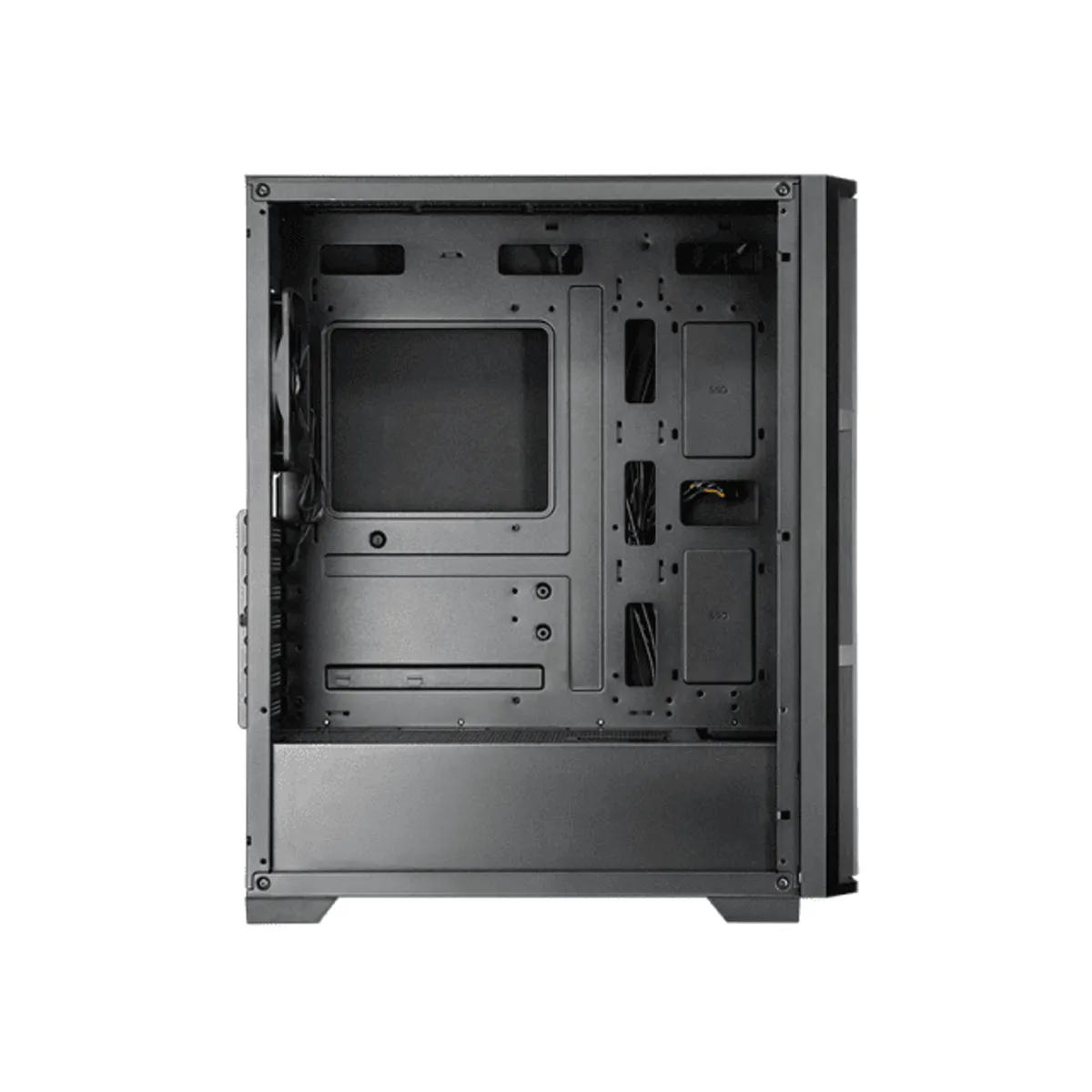 Chieftec AS-02B-OP Pro Midi Q fekete ATX/mATX/Mini-ITX támogatás, 3×2,5" és 2×3,5" belső, 7 bővítőhely, 165 mm CPU-hűtő #3