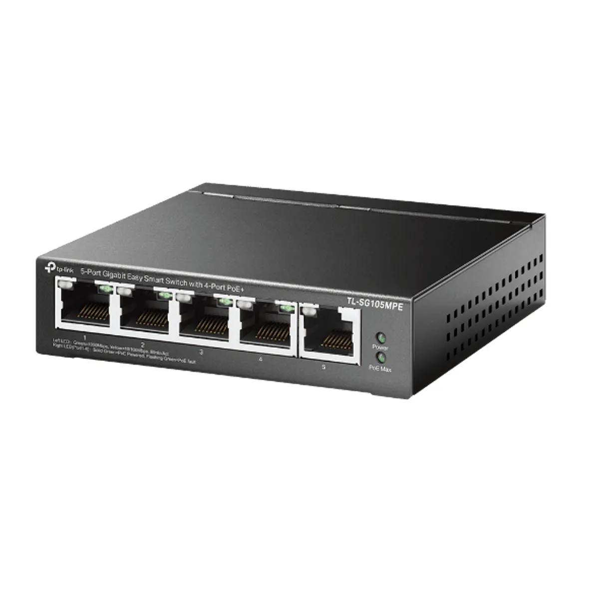 TP-Link TL-SG105MPE 5-portos Gigabit Easy Smart kapcsoló 4 PoE port #1